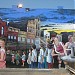 East Carson Street Treasures Mural in Pittsburgh, Pennsylvania city
