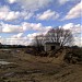 Руины кирпичной постройки в городе Москва
