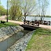 Пешеходный мост через Черногрязку в городе Москва