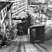 former site of Court Flight funicular rail in Los Angeles, California city