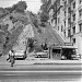 former site of Court Flight funicular rail in Los Angeles, California city