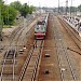 Пассажирские платформы железнодорожной станции Домодедово в городе Домодедово
