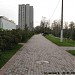 Зона отдыха в пойме реки Яузы в городе Москва