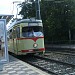 tram station in Düsseldorf city