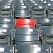 The Red Seat in Boston, Massachusetts city