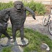 Apes scultpure in Pittsburgh, Pennsylvania city