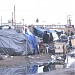 Tent City in Fresno, California city