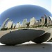 Cloud Gate (AKA The Bean) in Chicago, Illinois city