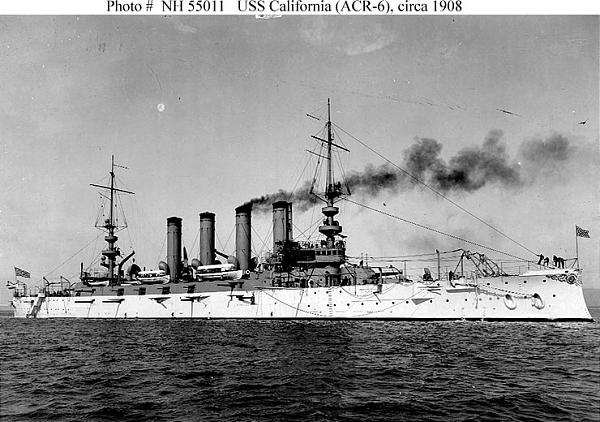 Wreck Of Uss San Diego Acr 6 Ca 6