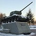 Танк Т-34-85 на постаменте в городе Химки