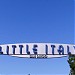 Little Italy Sign in San Diego, California city