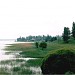 Озеро Бологое в городе Бологое