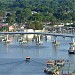 Ponte sobre o Rio Iteberê na Paranaguá city