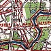 Участок трассы проектируемого проспекта по Генплану Москвы 1935 года в городе Москва