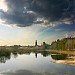Пруд на реке Нерской в городе Куровское