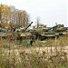 Парк стоянки старой техники в городе Кубинка