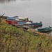 Стоянка маломерных судов в городе Таруса