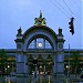 Fachada da antiga estação ferroviária de Lucerna