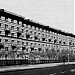 Six Story brick building - architects A. Burov, B. Blokhin, 1939 in Moscow city