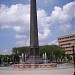 Obelisk Fountain in Indianapolis, Indiana city