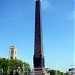 Obelisk Fountain in Indianapolis, Indiana city