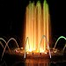Singing fountain  in Bratislava city