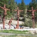 Stations of the Cross in Radium Hot Springs, British Columbia city