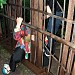 Закрытые ворота в парк в городе Москва