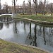 Парковый пруд в городе Москва