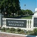 Huntington Boulevard in Fresno, California city