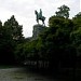 Equestrian statue in Cologne city
