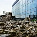 Здесь находилась скульптура коровы в городе Москва
