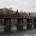Декоративный деревянный пешеходный мост через р. Чермянку в городе Москва