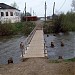 Пешеходный мост в городе Соликамск