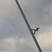 Borofsky's Man walking to the sky in Kassel city