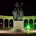 Памятник Абаю Кунанбаеву и А. С. Пушкину в городе Петропавловск