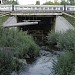 Мост Ярославского направления МЖД через реку Яузу в городе Мытищи