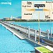 Floating Bridge in Dubai city