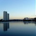Западный залив Южнобутовского пруда в городе Москва