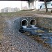 Коллектор р. Корюшки (Цыганки) под пешеходной дорогой в городе Москва
