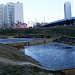 Декоративный каскад на Нижнем Гавриковском пруду в городе Москва
