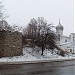 Руины Варлаамского захаба ( Варлаамской захабной башни) в городе Псков
