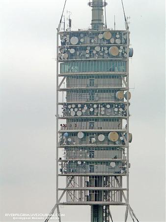 torre de collserola tower communication to be cleaned removed