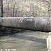 Водопроводная труба над р. Лихоборкой в городе Москва