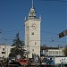 Водонапорная башня с вокзальными курантами в городе Симферополь
