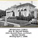 Miley Hall (ca. 1963) and Walgreen Hall (2003), formerly Whiteholme (1861) in Newport, Rhode Island city