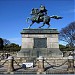 The bronze statue of Masashige Kusunoki