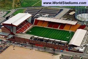 Pittodrie Stadium Aberdeen Football Soccer Stadium Football