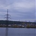Опора ЛЭП в городе Тольятти