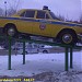 Памятник милицейской «Волге» в городе Москва